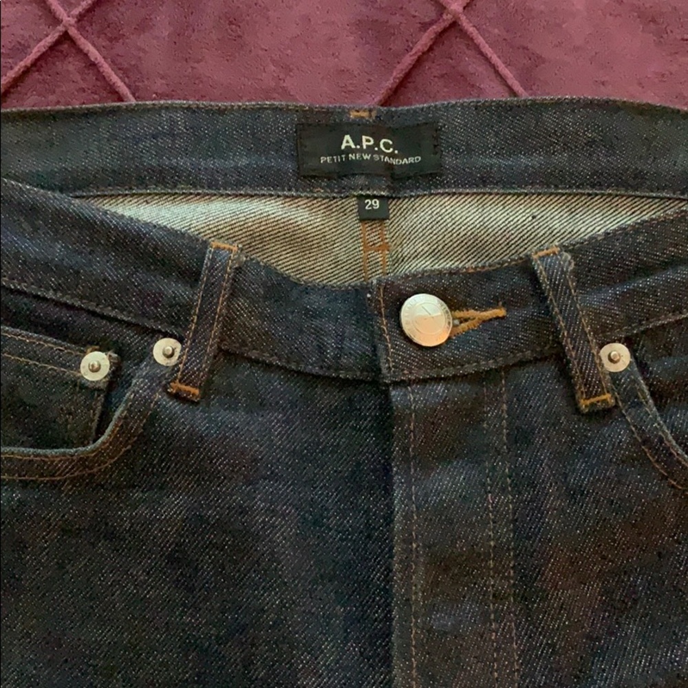 APC PETIT NEW STANDARD RAW DENIM SZ. 29